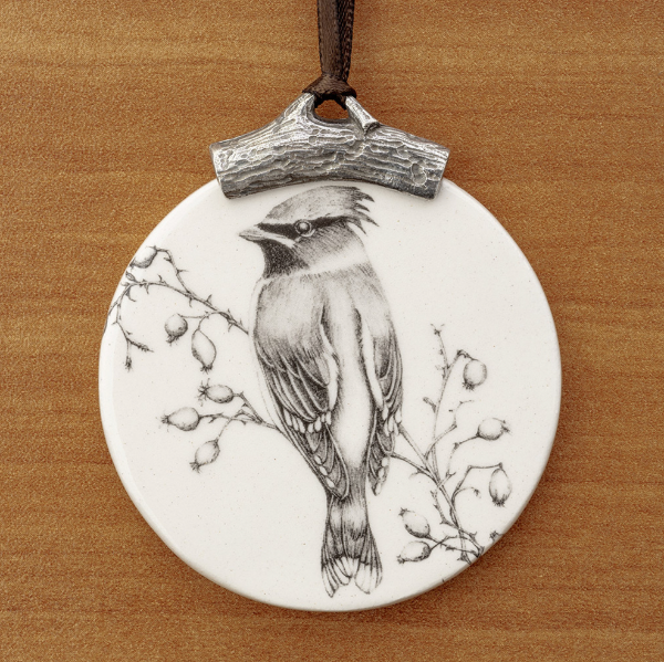 Ornament: Waxwing