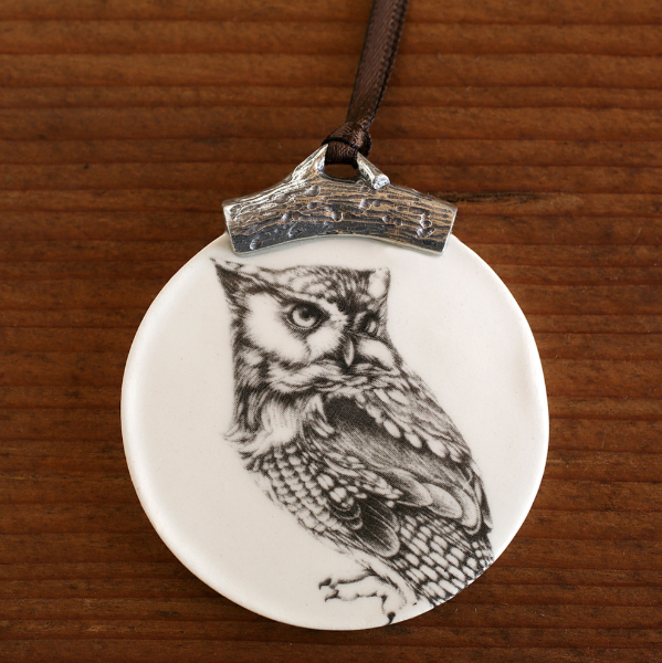 Ornament: Screech Owl #1