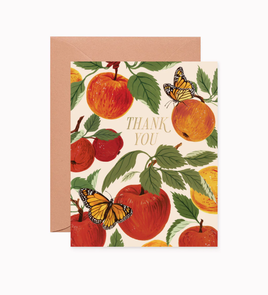 Apple Orchard Thank You Card