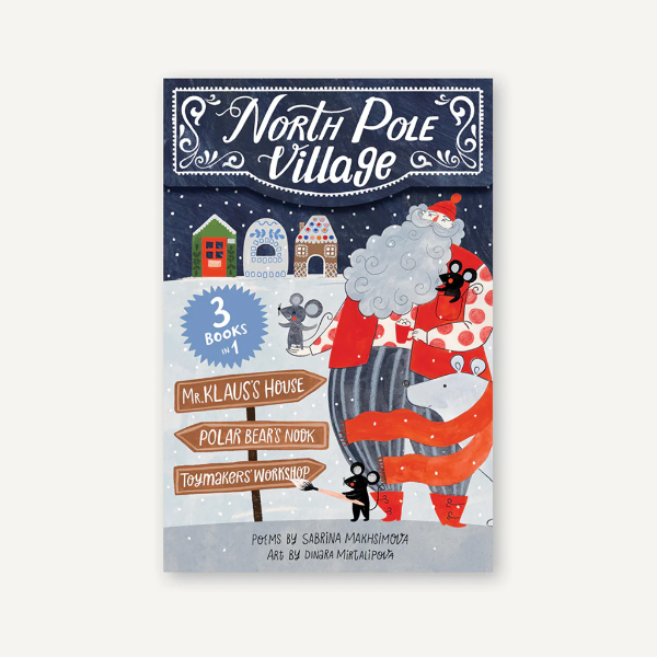 North Pole Village Board Book Set