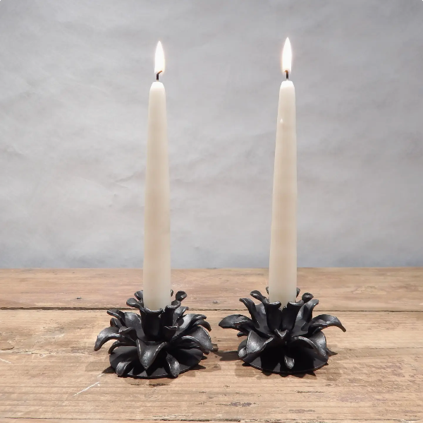 Floral Candle pair