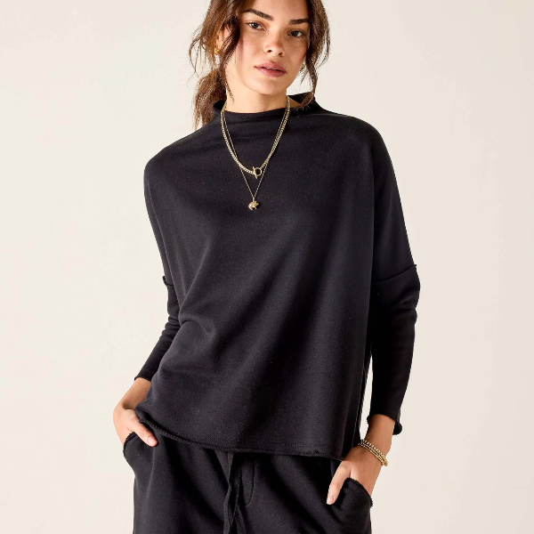 Frenchie Mockneck Sweatshirt