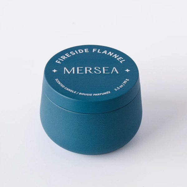 Fireside Flannel Toy Shop Tin Candle