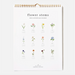 Flower Stems 2026 Calendar
