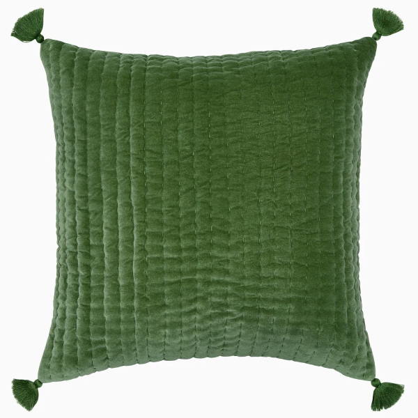 Velvet Moss Deorative Pillow