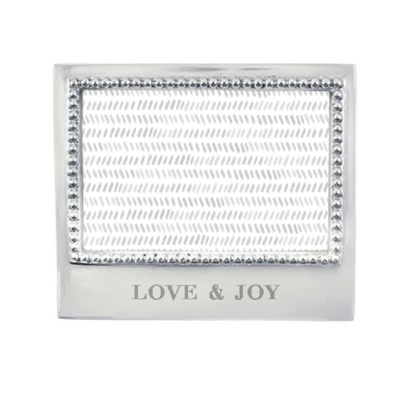 Love & Joy Beaded 4x6 Frame