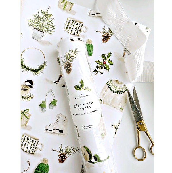 Evergreen Gift Wrapping Paper