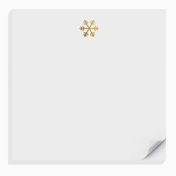 Gold Snowflake Charmpad