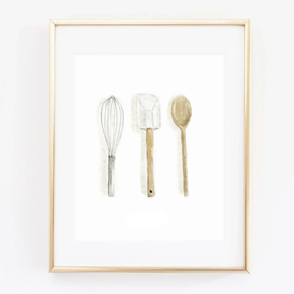 Utensils Art Print