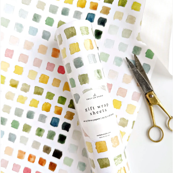 Paint Swatch Gift Wrap