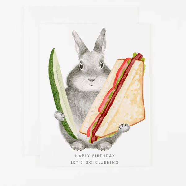 Let's Go Clubbing Birthday Card