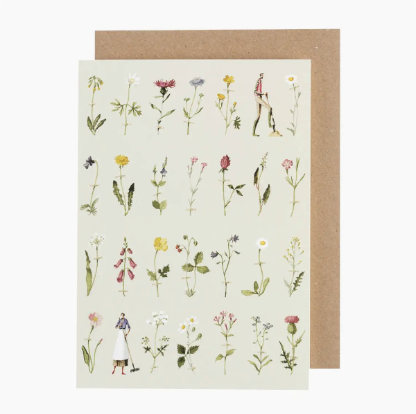 Wild Flowers Greeting Card