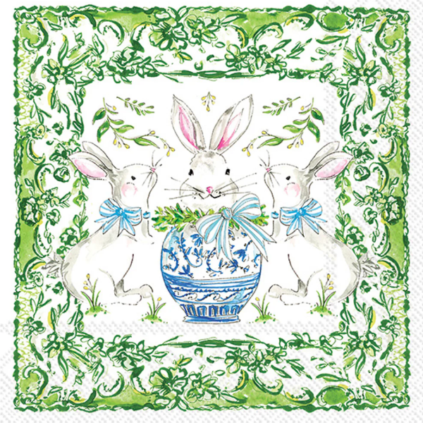 Easter Bunnies Lunch Napkins