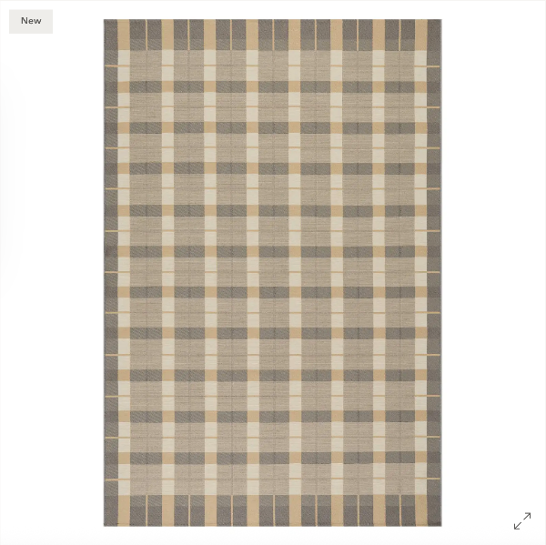 Sundara Modern Plaid-Indoor Blue