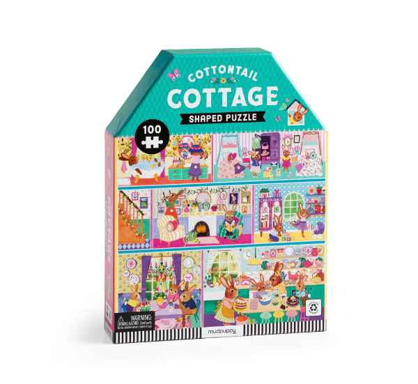 Cottontail Cottage Shaped Puzzle