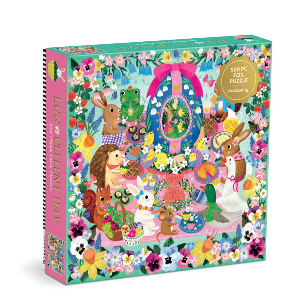 Eggcellent Day 500-Piece Foil Puzzle