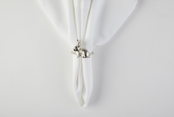 Bunny Napkin Ring Set/4
