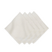 White Berry Scallop Napkin Set/4