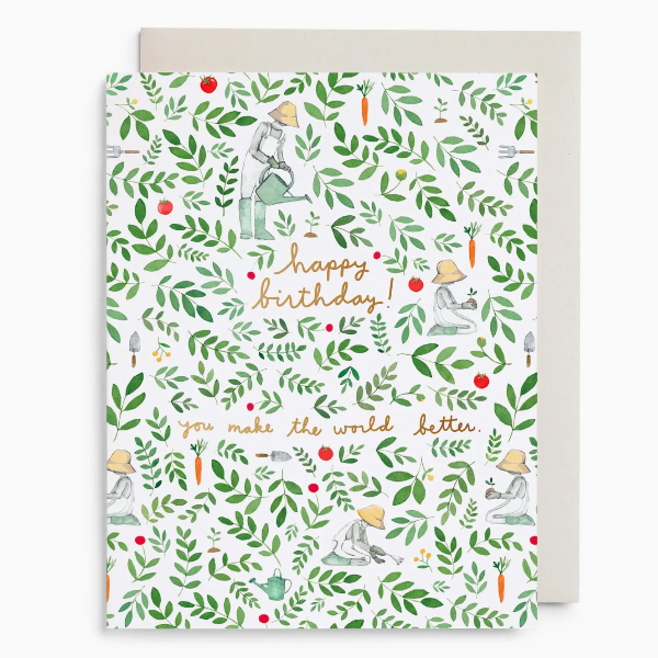 Gardener Birthday Card