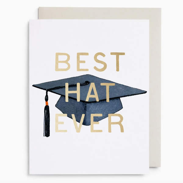 Best Hat Ever Graduation Card