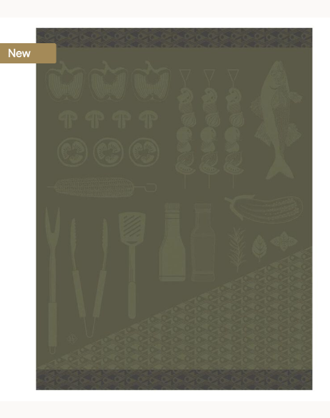 Braise Green Tea Towel