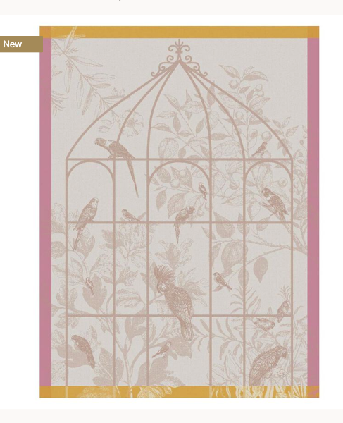 Sonate Pink Tea Towel