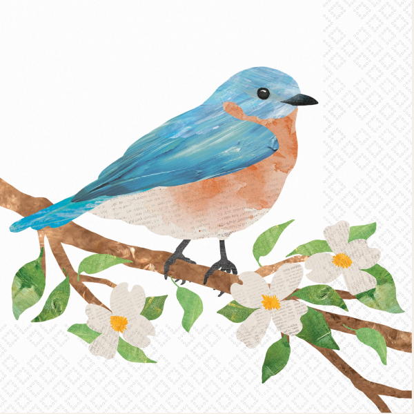 Bluebird Cocktail Napkin