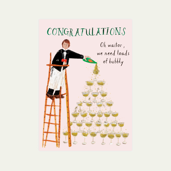 Loads of Bubbly Congrats Card