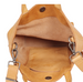 Fiona Leather Crossbody: Camel