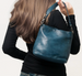 Ivy Leather Crossbody Bag in Indigo
