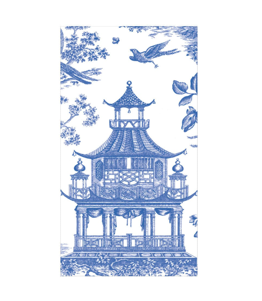 Chinoiserie Toile Blue Guest Napkins