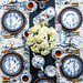 Country Estate Delft Party Plates Set/4
