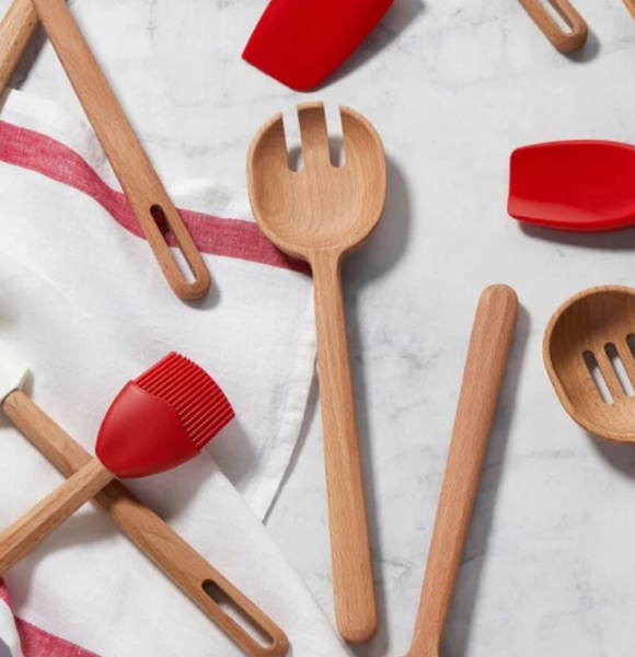 Signature Wood Serving Fork