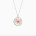 Red Ombre Botanical Necklace