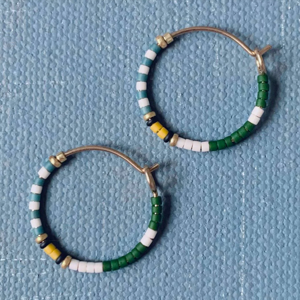 Colorloop Earring in Fairway Green