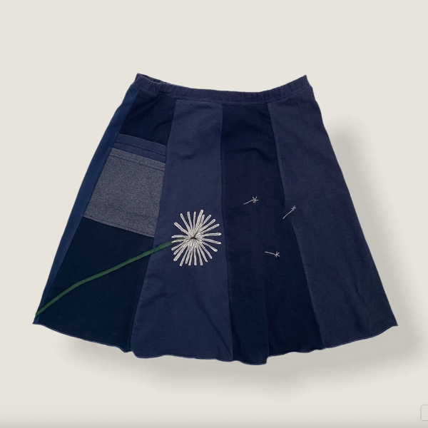 Classic Applique Skirt-Dandelion