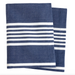 Bistro Indigo Stripe Napkin Set/4