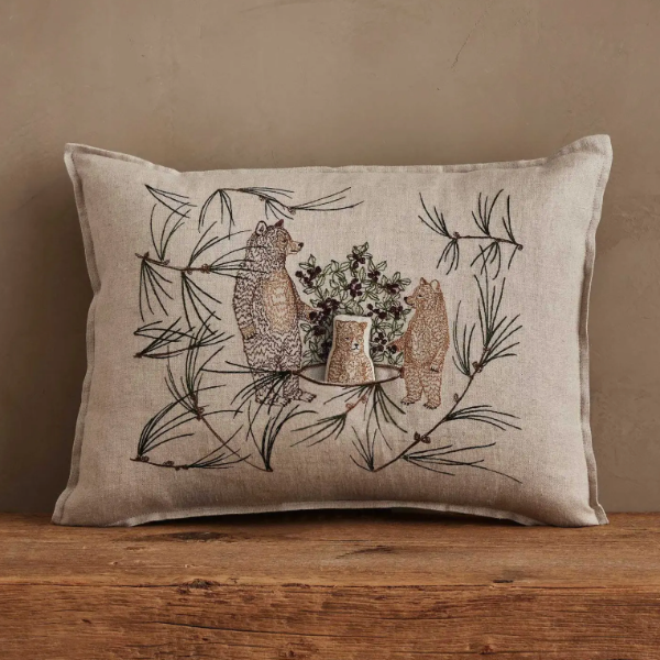 Briar Bears Pocket Pillow