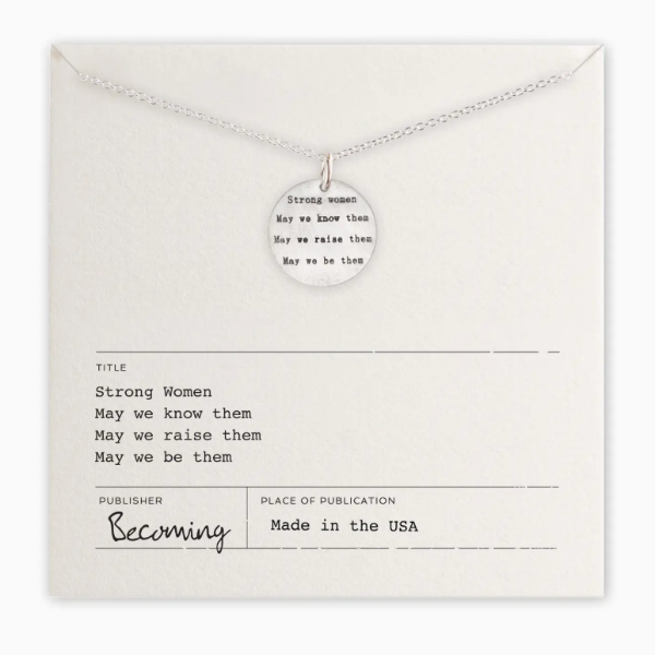 Strong Women Necklace