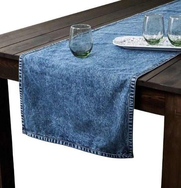 Denim 18" x 90" Table Runner