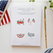 Americana Paintable Watercolor Notecard Set/8