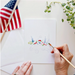 Americana Paintable Watercolor Notecard Set/8