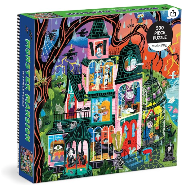 Monster Mansion 500 piece puzzle