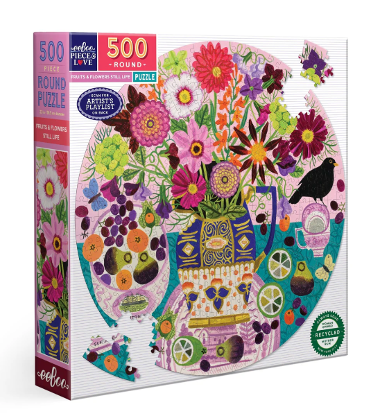 Fruits & Flowers Still Life 500pc Puzzle