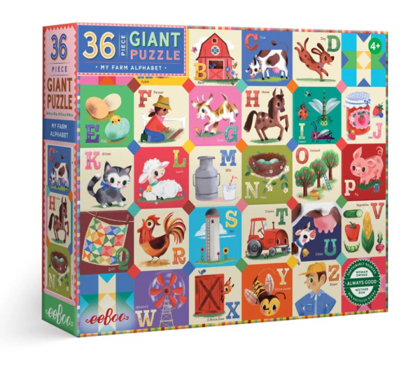 My Farm Alphabet Giant 36-Pc. Puzzle