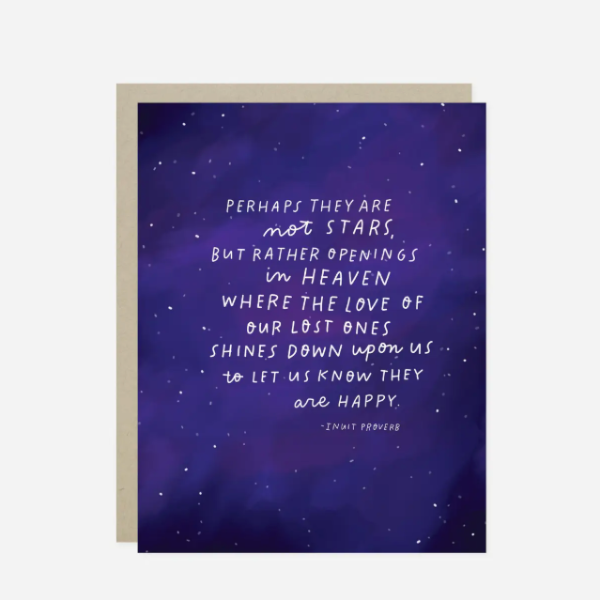 Inuit Proverb Sympathy Card