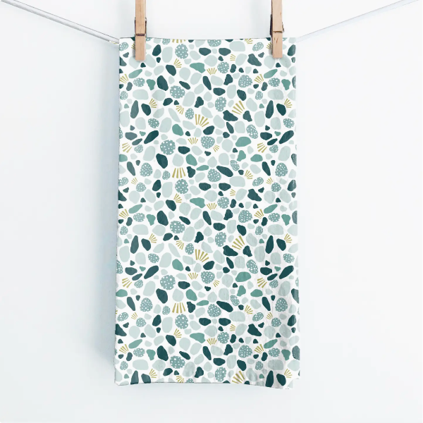 Beach Glass Tea Towel