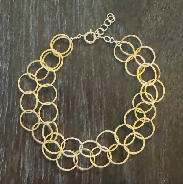 Double-Strand Loopy Gold-Filled Bracelet