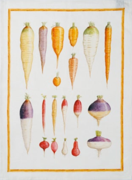 Vegan Tea Towel: Carote