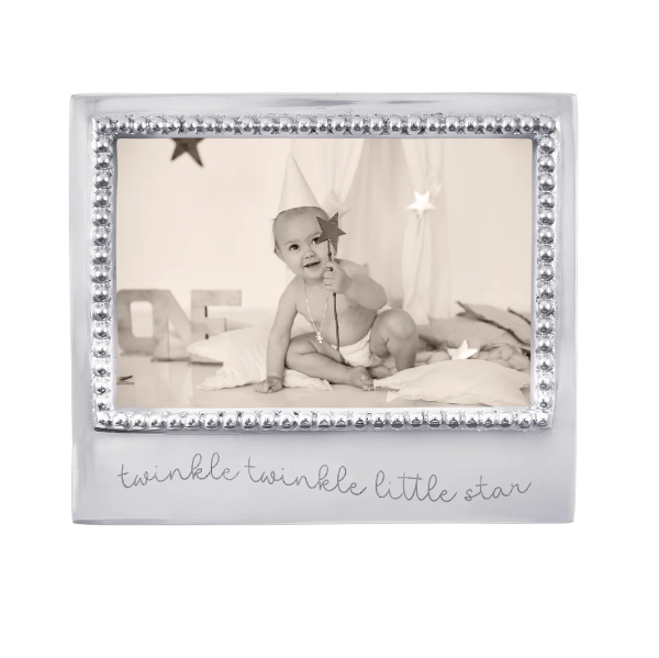 Twinkle Twinkle Little Star, Beaded 4x6 Frame